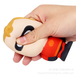 Cartoon Super Man Shape Slow <b>Rebound</b> Fidget Toy TPE Material Unisex 8 To 13 Years Age Range Stress Relief Craft Decor - Product Image 3