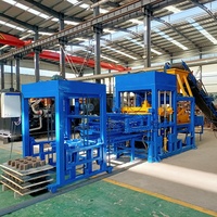 Ligne de production de briques hydrauliques professionnelle, machine à fabriquer des blocs creux en ciment, machine à fabriquer des briques en béton entièrement automatique