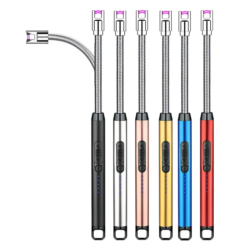 패션 방풍 충전식 USB 전기 다기능 아크 라이터 단일 플라즈마 라이터 부엌 양초 바베큐 라이터