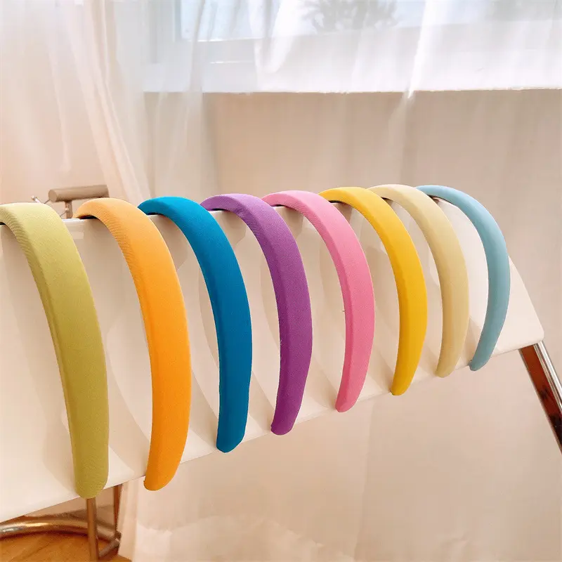 18 colors Children's headband wide-brimmed headband simple parent-child headband Sweet hair band for Girls