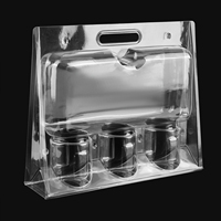 Boîte d'emballage en plastique blister à clapet jetable PP transparent personnalisé pour plantes en pot
