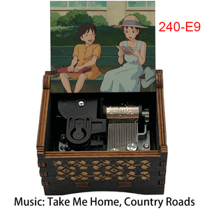 Carillon <span class=keywords><strong>in</strong></span> Legno 'Take <span class=keywords><strong>Me</strong></span> Home Country Roads' a 18 Note con Movimento a Carica Manuale, Souvenir Speciale per Amici e Famiglia, Regalo di Natale - Product Image 2