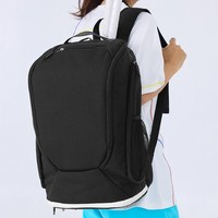 Sac à dos de sport multifonctionnel personnalisable avec logo, pour basket-ball, badminton, étudiants, grande capacité, imperméable, avec bretelles à coussin d'air