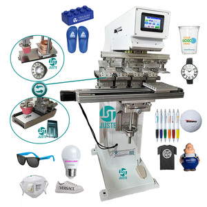 Máquina de tampografía de <span class=keywords><strong>4</strong></span> colores, película Fuji completamente eléctrica, cliché, placa de plástico positiva, impresora de almohadilla de melamina para colgar ropa de tela - Product Image 1