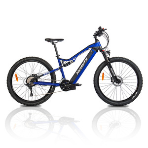Vélo de montagne à cadre en aluminium avec moteur central de 27,5 pouces, freins à disque et amortissement - Modèle TX19 - Product Image 1
