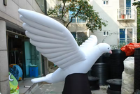Pigeon blanc gonflable BeiLe en tissu Oxford pour équipement publicitaire
