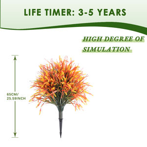 PZ-1-90A/B Automne Décor Faux Arbustes Buissons avec Piquet de Sol Automne Personnalisé Artificielle Topiaire <span class=keywords><strong>Boule</strong></span> Arbre - Product Image 3