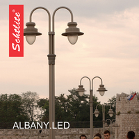 Le diffuseur de PC d'aluminium tourné suspendent la lampe ALBANY accrochant le réverbère de LED