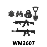 WM6169 Ingénieur Commandant Sniper Commando Scout Leader Mini Blocs de Construction en Plastique Éducatifs à Assembler Jouets pour Enfants