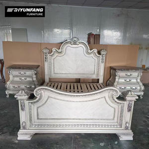 <span class=keywords><strong>Cama</strong></span> Doble de Madera Maciza Tallada a <span class=keywords><strong>Mano</strong></span>, Estilo Tradicional Americano, Muebles Personalizados de Tamaño King para el Hogar o Hoteles - Product Image 1