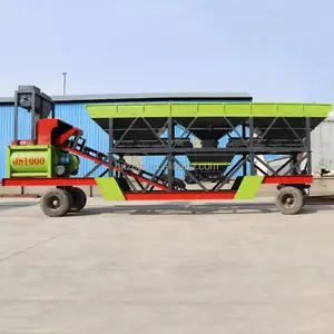 2024 Hot Sale 50M3/H Forced Mobile Concrete Batching Plant For Airport And Bridge In Stock