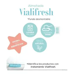 Cuscino antiacaro Vialifresh con chiusura Vianney - Product Image 2