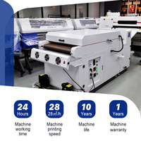 SHENLAN usine quatre têtes I3200 24 pouces 60cm A3 DTF imprimante Machine d'impression A3 A4 Dtf Impressora avec transfert poudre Shaker