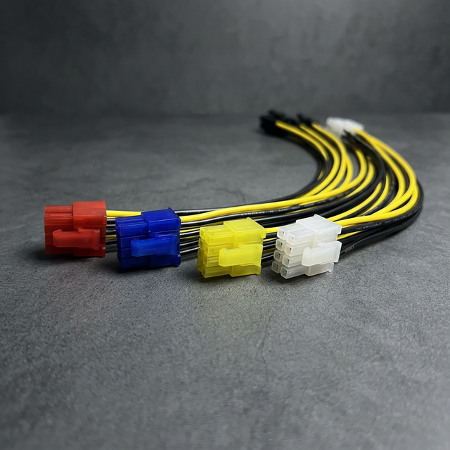 Hot Sale PCI-E X16 5557-6+2Y-250 Tin Plated 8-Pin Male GPU Adapter Power Cable 25cm