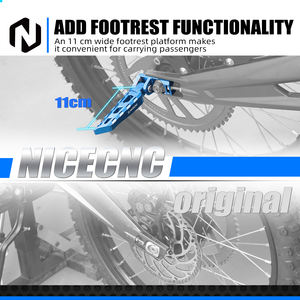 NICECNC Blocs de tension de chaîne en aluminium et repose-pieds arrière pour Surron Light Bee X S L1E Segway X260 Sur-ron Sur Ron Pièce de vélo - Product Image 5