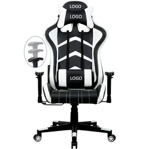 JL advanced 2024 cadeira de jogos premium em pvc branco extrema comforto Brasil pro cadeira giratória melhor cadeira de jogos com 3D