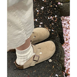 Zapatos Birken <span class=keywords><strong>de</strong></span> <span class=keywords><strong>Suela</strong></span> Gruesa para Mujer, Novedad <span class=keywords><strong>de</strong></span> Otoño, Pantuflas Cerradas Sin Cordones, Pantuflas Birken <span class=keywords><strong>de</strong></span> Corcho - Product Image 1