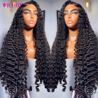 Perruques de luxe en cheveux humains bouclés bruts vietnamiens et birmans de qualité supérieure, Lace Front 13x4 13x6, perruques frontales HD sans colle pour femmes