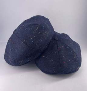 Béret Homme Automne Hiver Entièrement Personnalisé, Logo Personnalisé, Tissu Personnalisé, Tissu en Laine Matelassé, Casquette Newsboy - Product Image 1