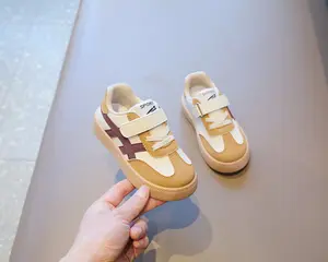 Осень новая детская модная повседневная обувь с низким верхом для младенцев удобная легкая обувь на мягкой подошве для малышей