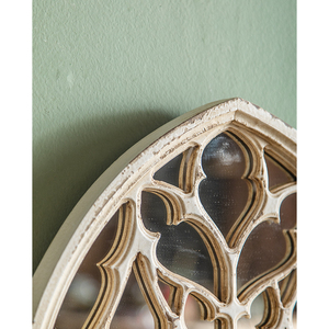 סגנון אירופאי יוקרה מסגרת עץ קיר תפאורה מראה לחדר האוכל & סלון תפאורה בית תפאורה קיר עץ - Product Image 4