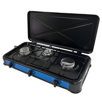 Réchaud à Gaz Portable 3 Feux Économique pour Intérieur, Excellent Rapport Qualité-Prix