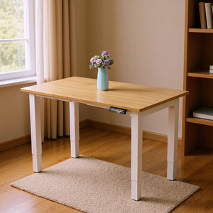 โต๊ะปรับระดับความสูงด้วยไฟฟ้า รุ่น NT33-CZ โครงโลหะ รูปทรงสี่เหลี่ยมผืนผ้า พร้อมฟังก์ชั่นยกขึ้นลง สำหรับใช้ในห้องนั่งเล่นและโต๊ะรับประทานอาหาร - Product Image 5