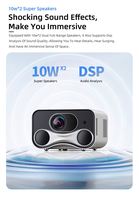 Fábrica de fabricación Proyector de tiro ultracorto 4K Pequeño proyector al aire libre Película Hd Lcd Proyector de bolsillo para el hogar Beamer