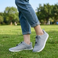 Chaussures minimalistes pour femmes et hommes, pointure EU 36-46, fabrication OEM ODM directe d'usine, zéro dénivelé, bout large, chaussures pieds nus, maille, hiver, printemps, automne