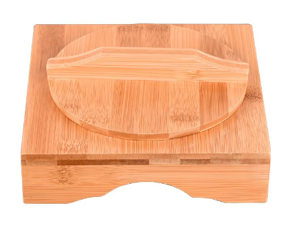 Yellow-green bamboo tray