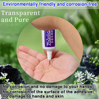 Colle spéciale pour montre Zhanlida TW000, 15 ml, transparente, adhésif à haute viscosité moyenne pour plateau de montre, cadran, verre de protection