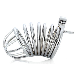 กรงครอบอวัยวะเพศชายสแตนเลส 3 ขนาด สำหรับผู้ชาย ของเล่นทางเพศ - Product Image 4