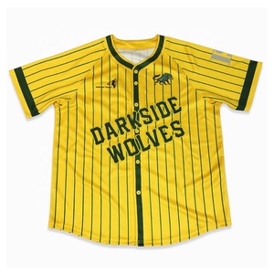 Venta al por mayor en blanco bordado uniforme de béisbol de diseño de tinte completo sublimado equipo Jersey de béisbol - Product Image 2