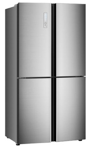 Réfrigérateur côte à côte croisé OEM 4 portes <span class=keywords><strong>noir</strong></span> 360L classe A +++ onduleur économie d'énergie refroidisseur d'air congélation rapide 220V - Product Image 2