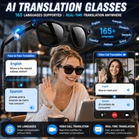 Nouvelles lunettes intelligentes de haute qualité avec charge magnétique, musique, réduction du bruit, enregistrement de réunions, traduction IA et contrôle tactile