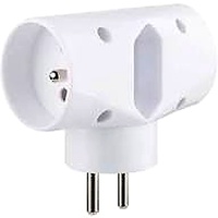 Adaptateur de prise électrique européenne Pheiyon EU 2*16A+1*2.5A 3 voies, 3 prises, CE ROHS, rallonge pour la maison