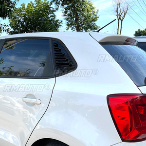 For VW Polo 6R 6C 2011-2017 Body Kit Rear <b>Window</b> Shutter <b>Cover</b> Trim Rear Quarter Panel <b>Window</b> Car Accessories - Product Image 5