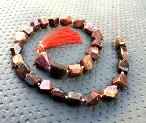 27 pièces de pierres précieuses rubis naturel à facettes, pépites en forme de perles, pierre d'anniversaire de juillet, fabrication de bijoux de qualité supérieure, vente en gros - Product Image 3