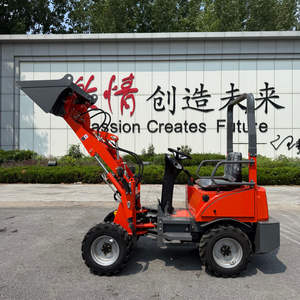 Pemuat penggerak empat roda energi baru, muatan listrik kecil, cocok untuk pertanian dan Taman - Product Image 6