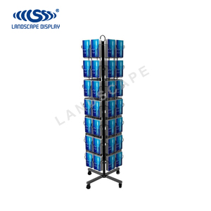 Nhà máy tùy chỉnh thực hiện kim loại tấm giấy phép hiển thị giá tấm giấy phép hiển thị Đứng Xoay giá cho tấm giấy phép - Product Image 4