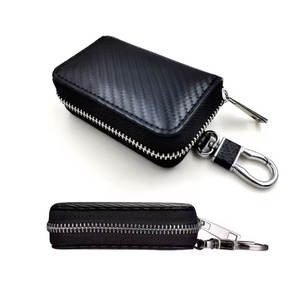 Faraday Cage étui de Protection de clé de voiture RFID porte-clés protecteur pochette <span class=keywords><strong>Anti</strong></span>-vol <span class=keywords><strong>Anti</strong></span> <span class=keywords><strong>piratage</strong></span> étui bloqueur sac de voiture pour clés de voiture - Product Image 5