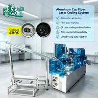 Machine de marquage et de codage laser à fibre entièrement automatique pour capuchons en aluminium avec inspection visuelle intégrée, OCR et rejet automatique – Marque BMG