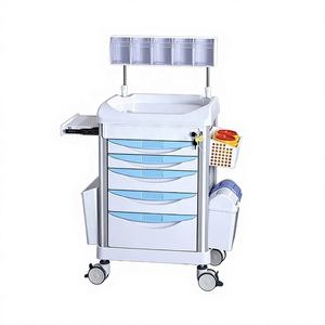 Carrito Médico de Material ABS con Garantía de por Vida, Servicio de Entrenamiento en Sitio, Carrito Multifuncional para Enfermería en Hospitales y Clínicas - Product Image 1