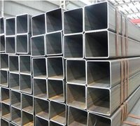 Fournisseur chinois 50x50mm, tube carré 25x25mm, tube carré pour structure en acier