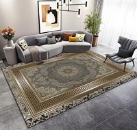 Tapis de décoration moderne de style européen pour la maison, vente en gros, tapis de salon, tapis de zone et ensembles