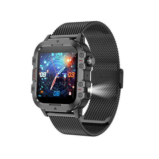 Best Selling Smart Watch C19Pro Fitness Tracker BT Call Outdoor Bracelet With Flashlight Alarm Clock C19 PRO Smartwatch