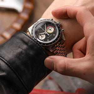Conception de montres personnalisées 40MM, montre chronographe pour hommes, montre pour hommes étanche 10 ATM, alimenté par <span class=keywords><strong>VK64</strong></span> - Product Image 2
