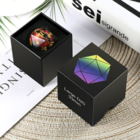Grand dés D20 de 33 mm en résine, œil de dragon, cœur liquide, dés polyédrique à 20 faces pour D&D, violet