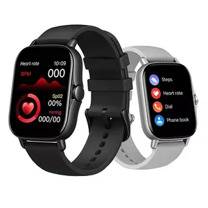 Montre connectée pour hommes, écran tactile, pression artérielle, IOS, Android, Bluetooth, réponse aux appels, offre spéciale