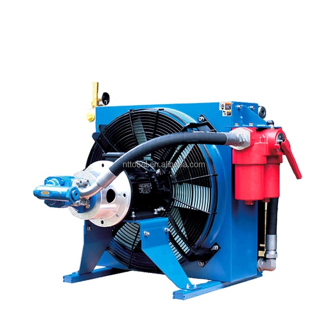 DFLS Series OEM Radiator Wind Cooling Heat Exchanger Industrial Hydraulic Fan Oil Cooler Hydraulic Air Cooler